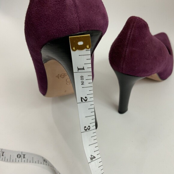 Brooks Brothers Pumps Size 7M Maroon All Leather Point-toe Heels - Picture 9 of 11